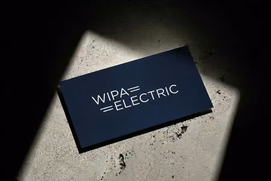 Wipa Electric business card